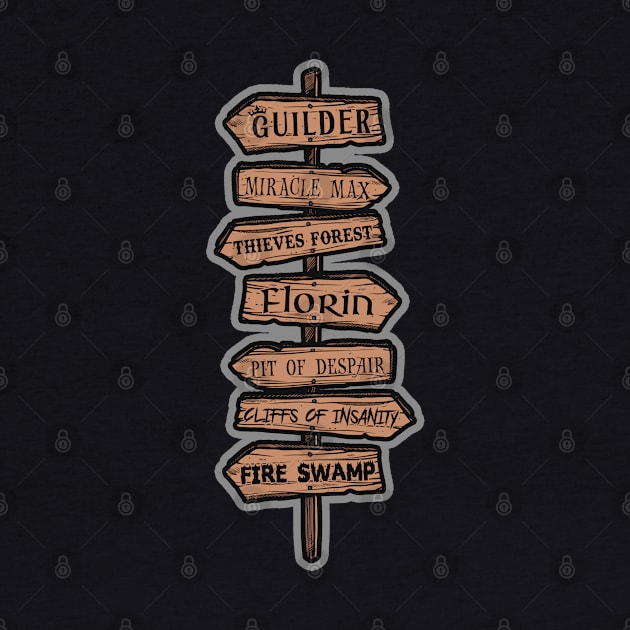 Which way to the Fire Swamp? by NinthStreetShirts